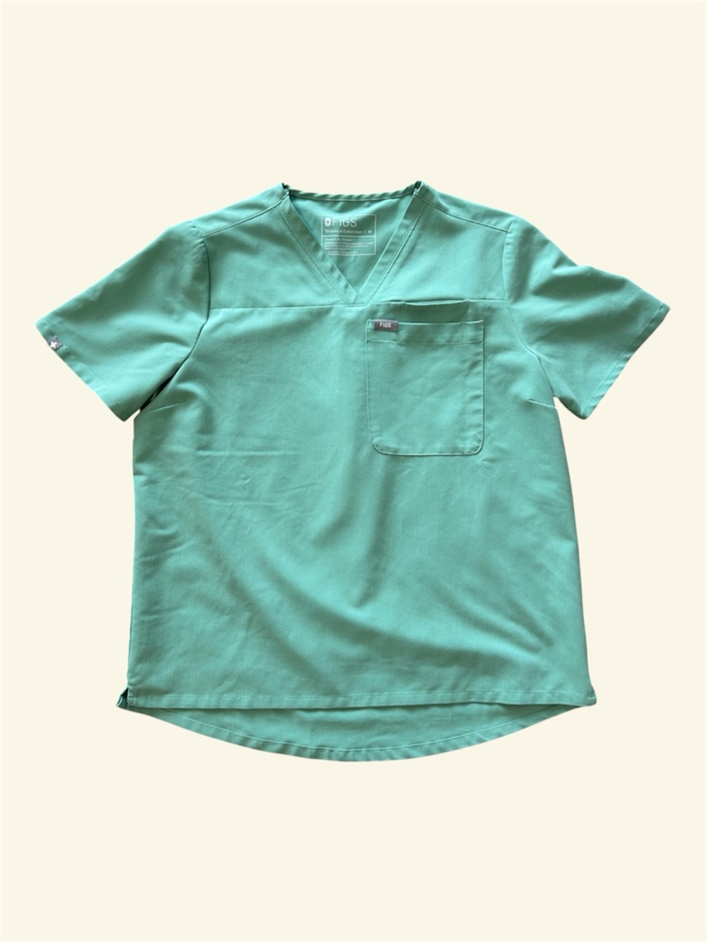 Figs Women’s V-Neck Scrub Top - Mint Green Teal
